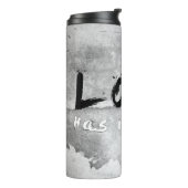 SlipperyJoe's Loveは色のないことわざ白黒 タンブラー (回転左)