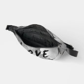 SlipperyJoe's Loveは色のないことわざ白黒 ファニーパック (見開き)