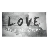 SlipperyJoe's Loveは色のないことわざ白黒 枕カバー (裏面)