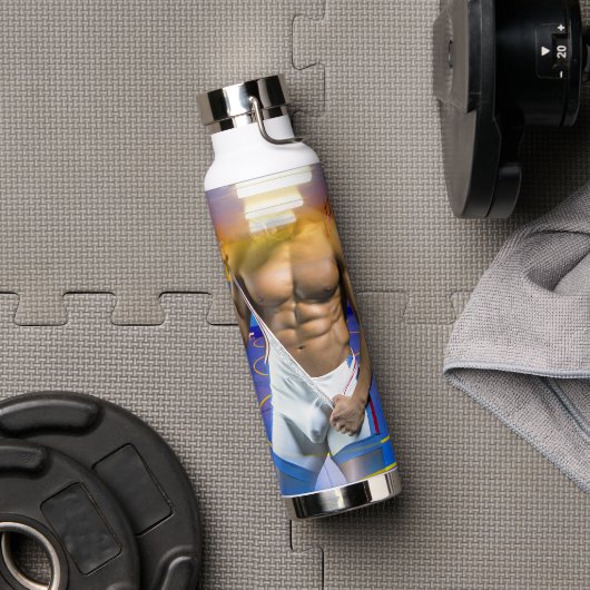 SlipperyJoe's Man 6パックレスリングシングレットジムb ウォーターボトル (ジム)