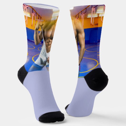 SlipperyJoe's Man 6パックレスリングシングレットジムb ソックス (傾斜あり)