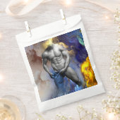 SlipperyJoe's Man steamy shirtless abs sixpack put フェイバーバッグ (クリップ留めされた状態)