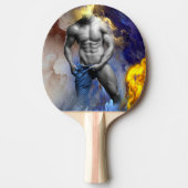 SlipperyJoe's Man steamy shirtless abs sixpack put 卓球ラケット (正面)