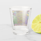 SlipperyJoe's Mardi Grasビーズネックレスダブロンズ ショットグラス (裏面)