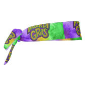 SlipperyJoe's Mardi Grasフェスティバルパープルグリーンイル タイヘッドバンド (回転270)