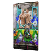 SlipperyJoe's Mardi Grasマスクビーズの装飾 クリップボード (左)