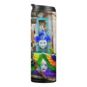 SlipperyJoe's Mardi Grasマスクビーズの装飾 タンブラー (回転右)