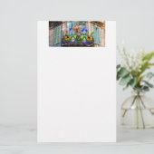 SlipperyJoe's Mardi Grasマスクビーズの装飾 便箋 (スタンド正面)