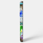 SlipperyJoe's Mardi Grasメンパープル金ゴールドグリーンバル Samsung Galaxyケース (裏面横)