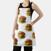 SlipperyJoe's mouthwatering cheeseburger crispy ba エプロン (インサイチュ)