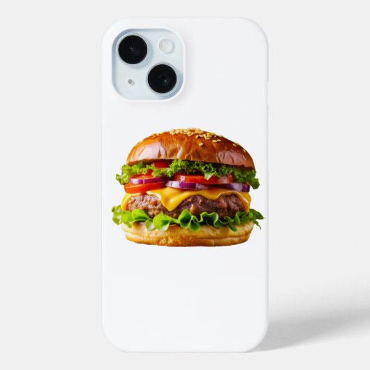 SlipperyJoe's mouthwatering cheeseburger crispy ba Case-Mate iPhoneケース (裏面)
