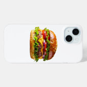 SlipperyJoe's mouthwatering cheeseburger crispy ba Case-Mate iPhoneケース (裏面 (横))