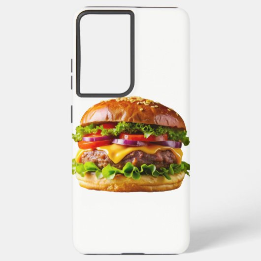 SlipperyJoe's mouthwatering cheeseburger crispy ba Samsung Galaxyケース (裏面)