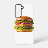 SlipperyJoe's mouthwatering cheeseburger crispy ba Samsung Galaxyケース (裏面)