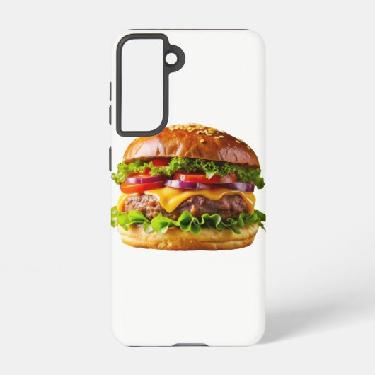 SlipperyJoe's mouthwatering cheeseburger crispy ba Samsung Galaxyケース (裏面)