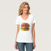 SlipperyJoe's mouthwatering cheeseburger crispy ba Tシャツ (正面フル)