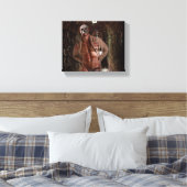 SlipperyJoe's muscular ghost stone tunnel Hallowee キャンバスプリント (インサイチュ (寝室))