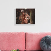 SlipperyJoe's muscular ghost stone tunnel Hallowee キャンバスプリント (インサイチュ (リビング))