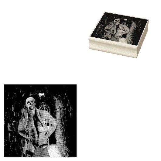 SlipperyJoe's muscular ghost stone tunnel Hallowee ラバースタンプ (押印)