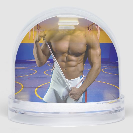 SlipperyJoe's muscular man bulge six-pack gym trai (正面)