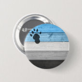 SlipperyJoe's otter paw wood crate texture bear co 缶バッジ (正面&裏面)