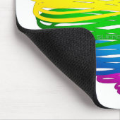 SlipperyJoe's Pride ハートのらくがき ハート型 マウスパッド (コーナー)