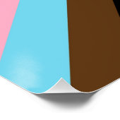 SlipperyJoe's ProgressプライドフラグゲイギフトLGBTQI ポスター (コーナー)