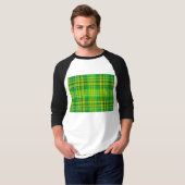 SlipperyJoe's Saint Patrick's Dayグリーンイエロープラン Tシャツ (正面フル)