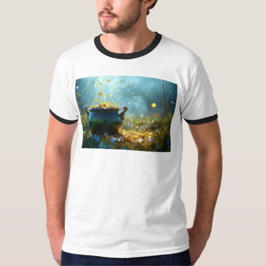 SlipperyJoe's Saint Patrick's Dayラージ華美ポット Tシャツ (正面)