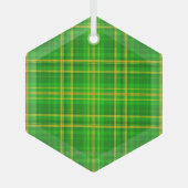 SlipperyJoe's Saint Patrick's Day アイルランド風r ガラスオーナメント (正面)