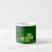 SlipperyJoe's Saint Patrick's Day 3枚葉クローブ エスプレッソカップ (正面)