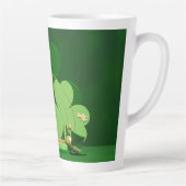 SlipperyJoe's Saint Patrick's Day 3枚葉クローブ カフェラテマグ (右)