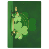 SlipperyJoe's Saint Patrick's Day 3枚葉クローブ クリップボード (裏面)