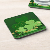 SlipperyJoe's Saint Patrick's Day 3枚葉クローブ コースター (左側)