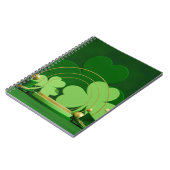 SlipperyJoe's Saint Patrick's Day 3枚葉クローブ ノートブック (左側)