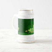 SlipperyJoe's Saint Patrick's Day 3枚葉クローブ ビールジョッキ (正面左)