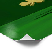 SlipperyJoe's Saint Patrick's Day 3枚葉クローブ ポスター (コーナー)