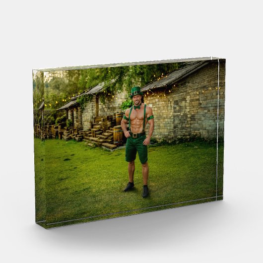 SlipperyJoe's Saint Patrick's Day festive leprecha フォトブロック (左)