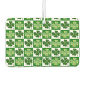 SlipperyJoe's Saint Patrick's Day four leaf clover カーエアーフレッシュナー (裏面)