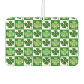 SlipperyJoe's Saint Patrick's Day four leaf clover カーエアーフレッシュナー (正面)
