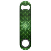 SlipperyJoe's Saint Patrick's Day glowing four lea スピード栓抜き (裏面)