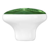 SlipperyJoe's Saint Patrick's Day glowing four lea セラミックノブ (側面)