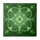 SlipperyJoe's Saint Patrick's Day glowing four lea タイル (正面)