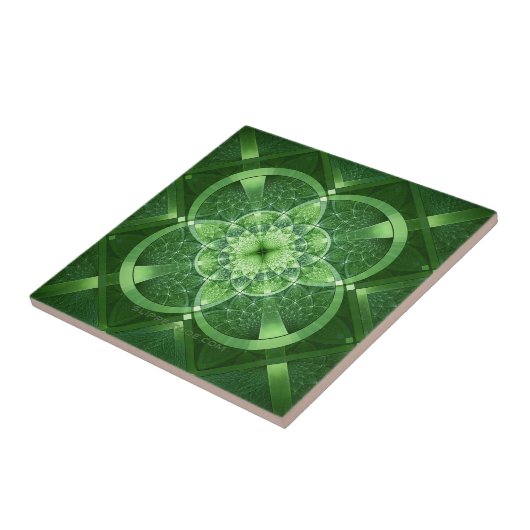 SlipperyJoe's Saint Patrick's Day glowing four lea タイル (側面)