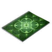 SlipperyJoe's Saint Patrick's Day glowing four lea ノートブック (左側)