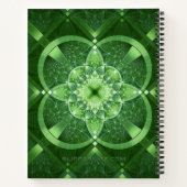 SlipperyJoe's Saint Patrick's Day glowing four lea ノートブック (裏面)