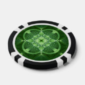 SlipperyJoe's Saint Patrick's Day glowing four lea ポーカーチップ (シングル)