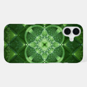 SlipperyJoe's Saint Patrick's Day glowing four lea iPhoneケース (裏面横)