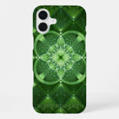 SlipperyJoe's Saint Patrick's Day glowing four lea iPhoneケース (裏面)