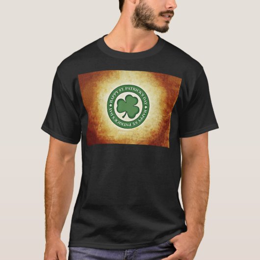 SlipperyJoe's Saint Patrick's Day green three-leaf Tシャツ (正面)
